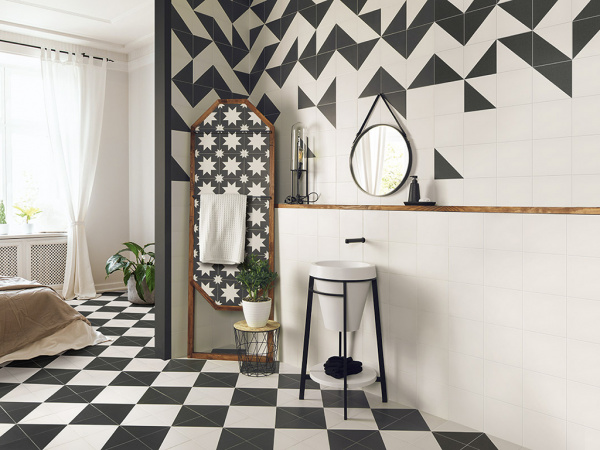 Керамогранит FIRED Middle Black Mate 20x20 от Mainzu (Испания)