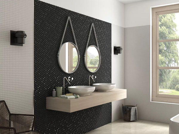 Мозаика Nordic № 910 белый (на сетке) 31.5x31.5 от Vidrepur (Испания)