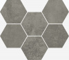 Мозаика TERRAVIVA DARK MOSAICO HEXAGON (620110000110) 25x29 от Italon (Россия)
