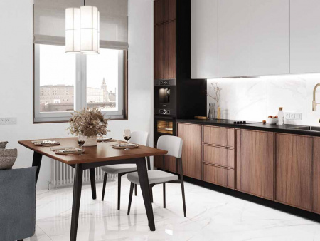 Керамогранит Calacatta Regal Grey белый Полированный 60 60x60 от Ceradim (Индия)