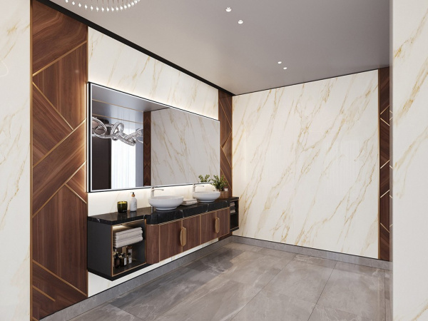 Керамогранит ATLAS HOME Nero Marquina (NTT3504L) 120x270 от NT Ceramic (Китай)