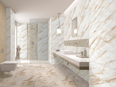 Настенная плитка ROYAL GOLD REL R 24.2x70 от Керлайф (Россия)