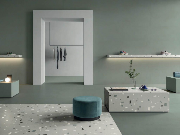 Керамогранит NUANCES BIANCO RIBBED SQ. (NU01BAR) 60x120 от Italgraniti (Италия)
