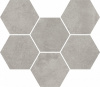 Мозаика Expo Grey Mosaico Hexagon (620110000173) 25x29 от ColiseumGres (Россия)