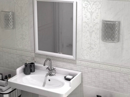Бордюр обрезной Борсари орнамент HGD\A127\12103R 25x8 от Kerama Marazzi (Россия)