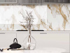 Керамогранит Calacatta Fairy Gold бежевый Полированный 60 60x60 от Ceradim (Индия)