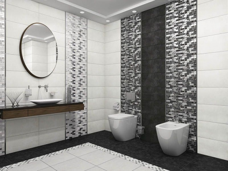 Вставка декоративная Glent White DW9GLW00 24.9x50 от AltaCera (Россия)