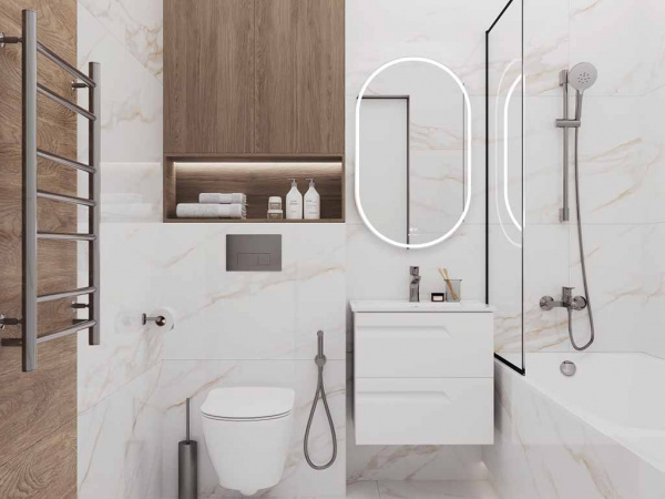 Керамогранит Calacatta Regal Gold белый Полированный 60 60x60 от Ceradim (Индия)