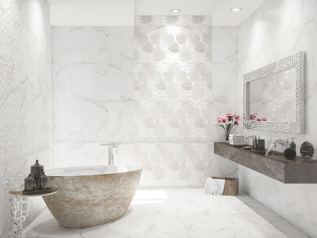 Настенная плитка Calacatta Light 24.2x70 от Eletto Ceramica (Россия)