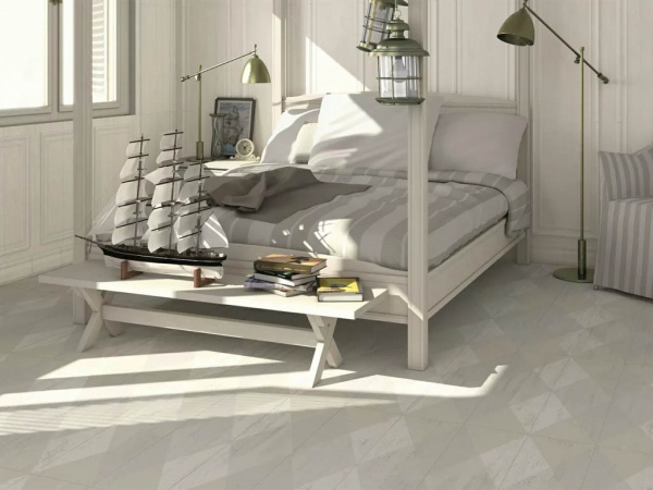 Керамогранит Arcadia Blanco Izquierda L 14.4x73.5 от Vives Ceramica (Испания)