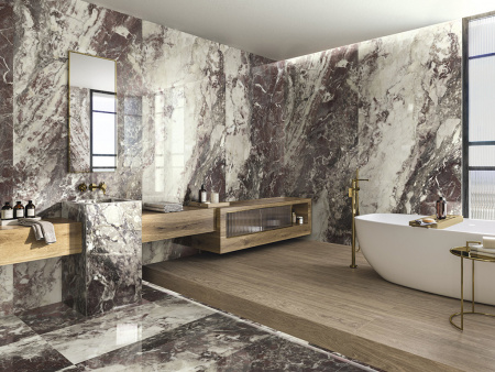 Керамогранит BRECCIA VIOLA POL RECT (A041057) 120x278 от APE Ceramica (Испания)