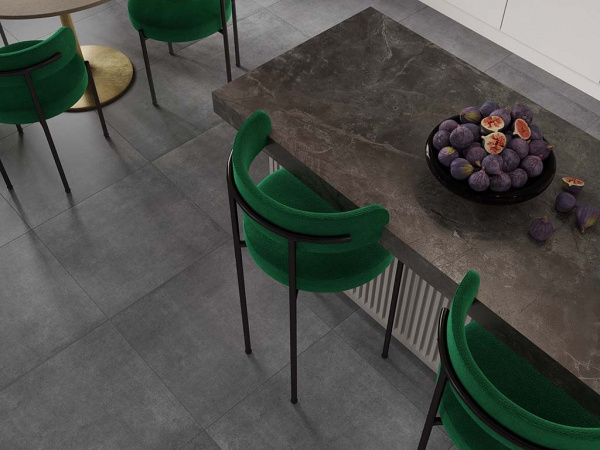 Керамогранит Creed Graphite тёмно-серый матовый 60x60 от Laparet