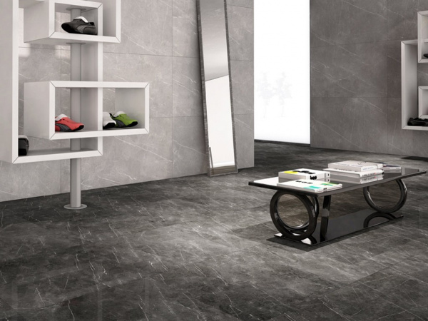 Керамогранит AOR4 QAOB Murano Black Semi Polished Rectified 59.7x119.8 от Goldis Tile (Иран)