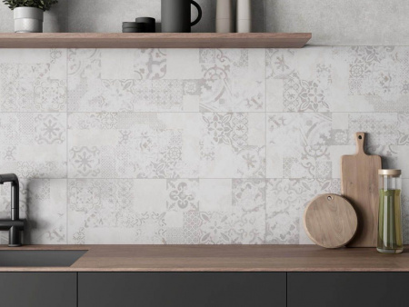 Керамическая плитка ODEON BLANCO RELIEF 30x90 от Pamesa (Испания)