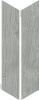 Керамогранит ELEGANCE GREY CHEV (лев+прав) 8x40 от Oset (Испания)