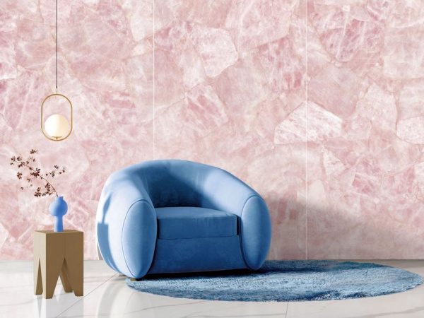 Керамогранит Rosa Crystal Polished (6 мм) (MN668CP261206) 120x260 от Moreroom (Китай)