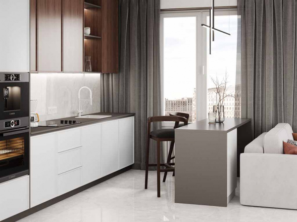 Керамогранит Mramor Princess Grey серый Полированный 60 60x60 от Ceradim (Индия)