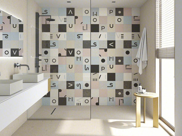 Декор Filippo Soul Grinyon Blanco Negro 20x20 от Vives Ceramica (Испания)