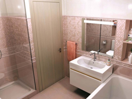 Декор Фоскари розовый (OP/B22/6333) 25x40 от Kerama Marazzi (Россия)