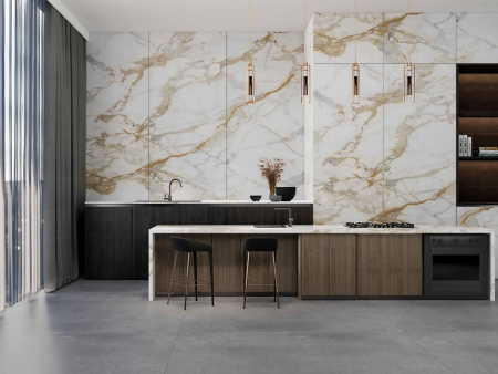 Керамогранит Calacatta Gold Italy Matt (12 мм) (MN034AY321612) 160x320 от Moreroom (Китай)