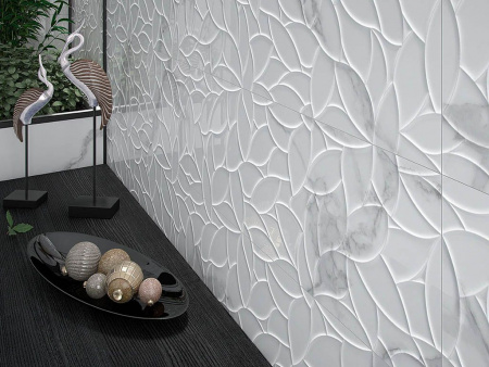 Настенная плитка MARBLESTONE CLASSIC WHITE (KER_MRB_CW_32) 32x90 от Kerlife Ceramicas (Испания)