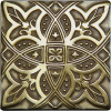 Декор BRONZO-25 вставка ZODIAC латунная 5x5 от BronzoDecor (Россия)