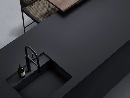 Керамогранит Pure Black Matt (6 мм) (MN772CY261206) 120x260 от Moreroom (Китай)