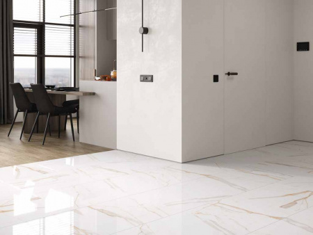 Керамогранит Calacatta Goddes Gold белый Полированный 60 60x60 от Ceradim (Индия)