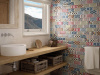 Настенная плитка METRO Patchwork B&W 7.5x15 от Equipe Ceramicas (Испания)