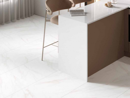 Керамогранит Calacatta Clarity Gold белый Полированный 60 60x60 от Ceradim (Индия)