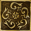Декор BRONZO-25 вставка RUSTIC латунная 5x5 от BronzoDecor (Россия)