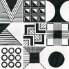 Керамогранит CAPRICE PACTHWORK B&W 20x20 от Equipe Ceramicas (Испания)