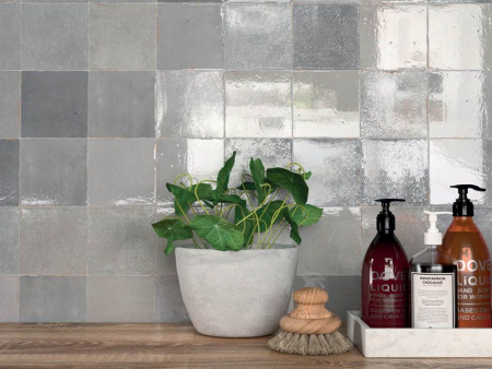 Настенная плитка MESTIZAJE ZELLIGE DECOR AQUA (111363) 12.5x12.5 от WOW (Испания)