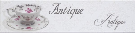 Декор Decor Veronica Brillo Antiqua Blanco 10x40 от Monopole (Испания)