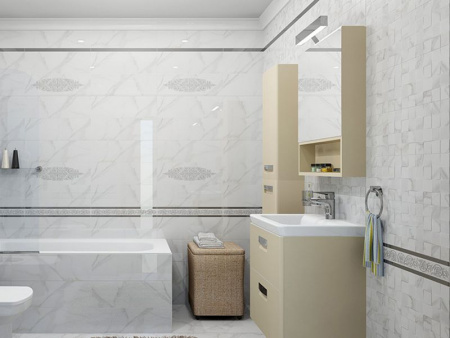 Декор Cassiopea Fancy серый 20x60 от Laparet