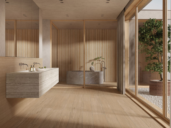 Керамогранит Essence Ambre Ret 20x120x0.9 от Kronos Ceramiche (Италия)