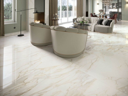 Керамогранит MAJESTIC PURE MAGNIFICENT CALACATTA N/R (03899A) 60x120 от Piemme Ceramiche (Valentino) (Италия)