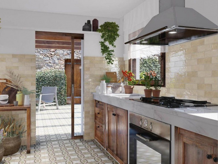 Настенная плитка POSITANO RUBINO 6.5x20 от Mainzu (Испания)