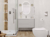 Керамогранит Onyx Royal Cloud светло-серый Полированный 60 60x60 от Ceradim (Индия)