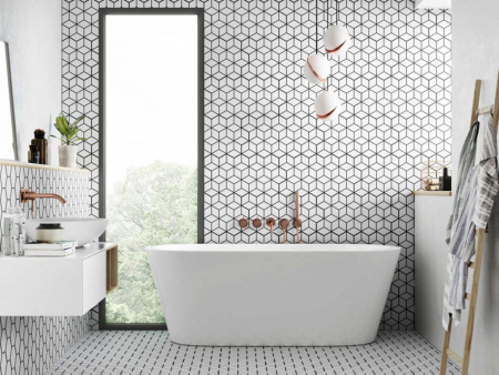 Керамогранит Rhombus Black (RLD000030) матовая 26.5x51 от Realonda Ceramica (Испания)