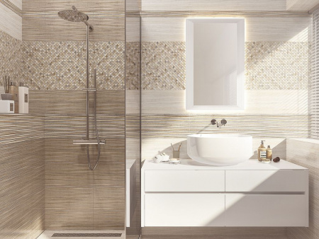 Настенная плитка Lorens (TWU09LRS40R) 24.3x49.4x7.5 от Alma Ceramica (Россия)