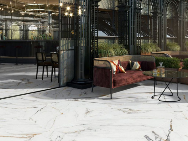 Керамогранит FIRENZE 1842 CALACATTA GOLD RET (POR_F1842_CAL_100) 100x100 от Porcelanite Dos (Испания)