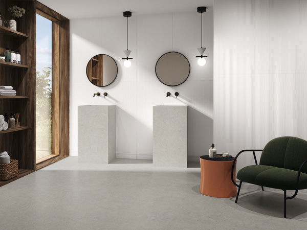 Керамогранит KINFOLK KINSTONE CHALK RECT (A041202) 120x280 от APE Ceramica (Испания)
