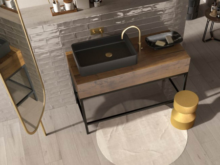 Настенная плитка CROSSROAD BRICK COAL 7.5x30 от ABK Ceramiche (Италия)