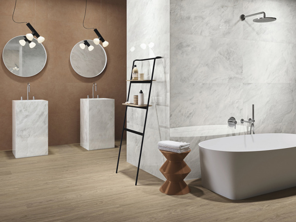 Керамогранит настенный ALEXANDRIA KLEBB WHITE MATT RECT (A040476) 60x120 от APE Ceramica (Испания)