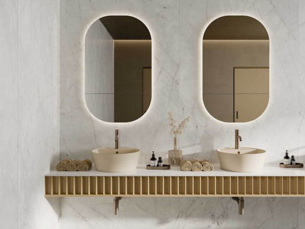 Плинтус SENSI 900 BATTISCOPA VENEZIA NUVOLA ANT R (PF60012419) 5.5x120 от ABK Ceramiche (Италия)