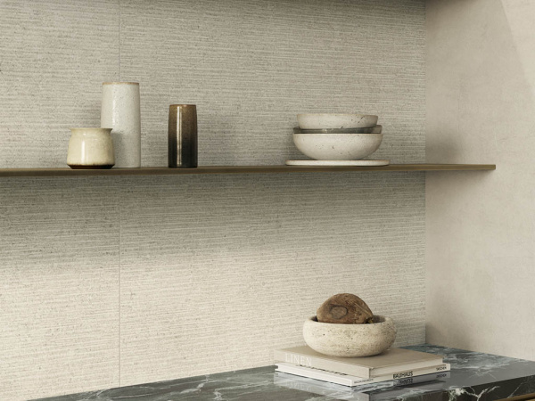Керамогранит BACKGROUND Decoro LINE Cream real matt 8.5mm (BAG030) 60x120 от Fondovalle (Италия)