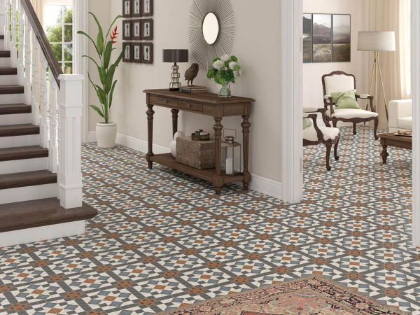 Напольная плитка Barnet Negro 31.6x31.6 от Vives Ceramica (Испания)