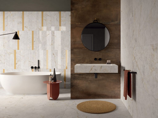 Керамогранит SENSI GEMS TITANIUM BLACK RET (PF60005655) 60x120 от ABK Ceramiche (Италия)