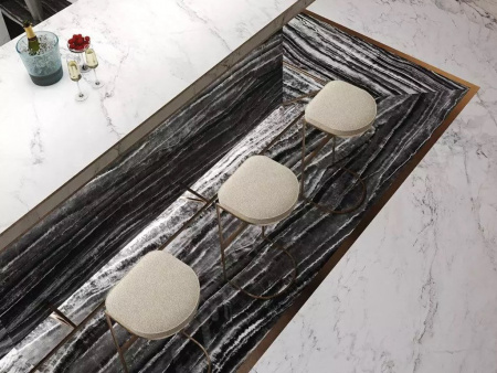 Керамогранит Marble Гемма черно-белый (SG071800R6) 119.5x320x6 от Kerama Marazzi (Россия)